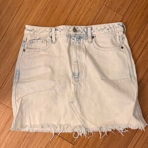 Abercrombie & Fitch Blue and White A-Line Skirt